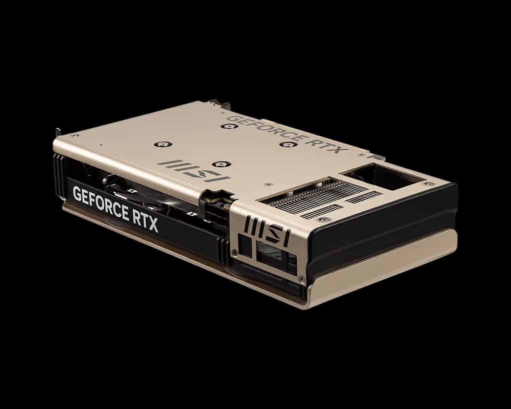 MSI GeForce RTX 5060 INSPIRE 2X OC 8GB GDDR7 Gold / Black image