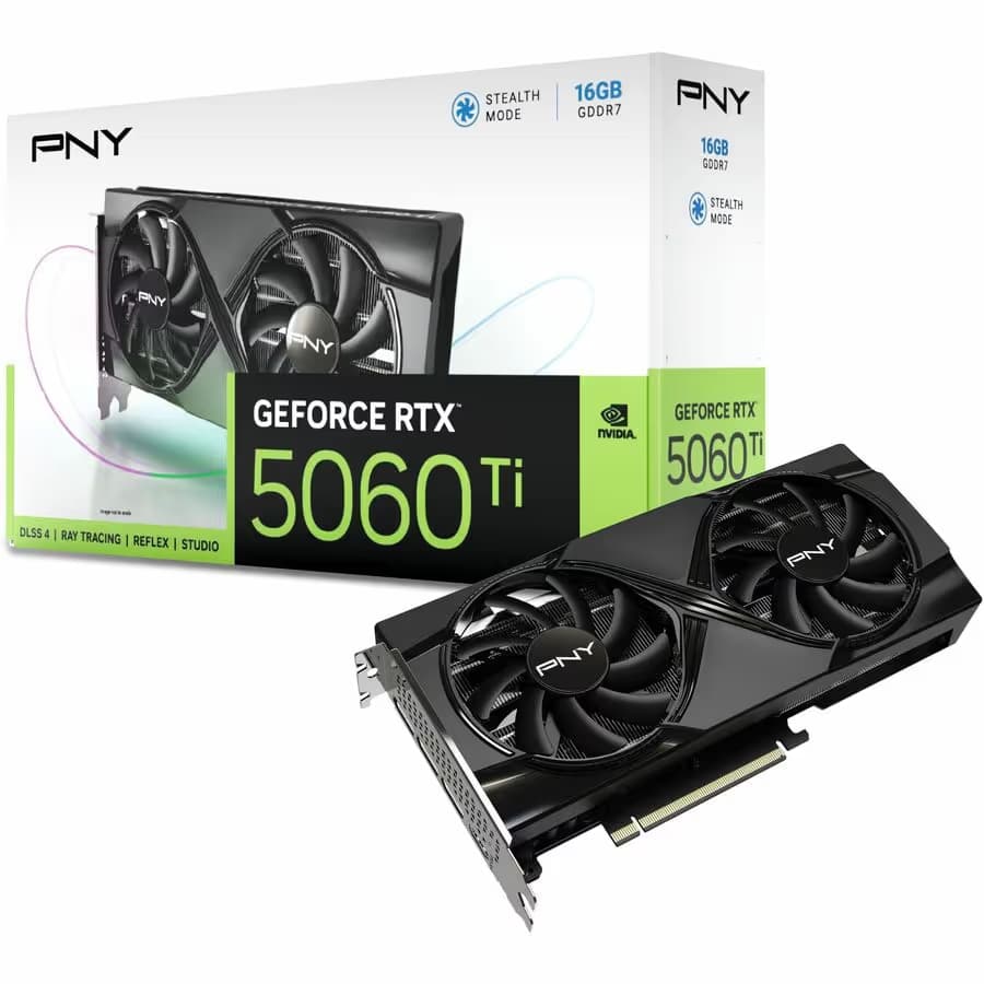 PNY GeForce RTX 5060 Ti 16GB GDDR7 Dual Fan  image