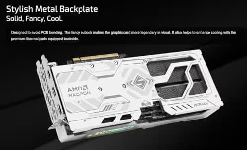 ASRock AMD Radeon RX 9060 XT Steel Legend 16GB OC image