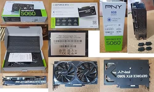 PNY Dual Fan GeForce RTX 5060 8GB GDDR7 image