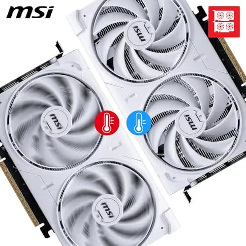 MSI GeForce RTX 5060 8G VENTUS 2X OC WHITE GDDR7 image
