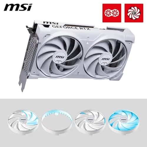 MSI GeForce RTX 5060 8G VENTUS 2X OC WHITE GDDR7 image
