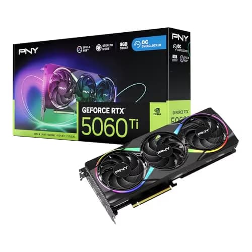 PNY EPIC-X RGB OC GeForce RTX 5060 Ti 8GB GDDR7  main image