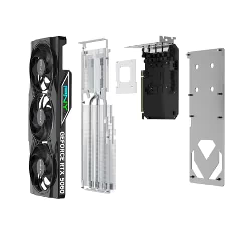 PNY GeForce RTX 5060 8GB ARGB EPIC-X RGB Overclocked Triple Fan GDDR7 image