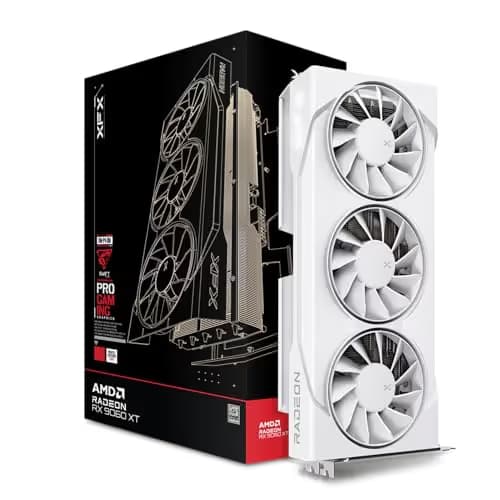 XFX Swift OC Radeon RX 9060 XT 16GB GDDR6 White Triple Fan image