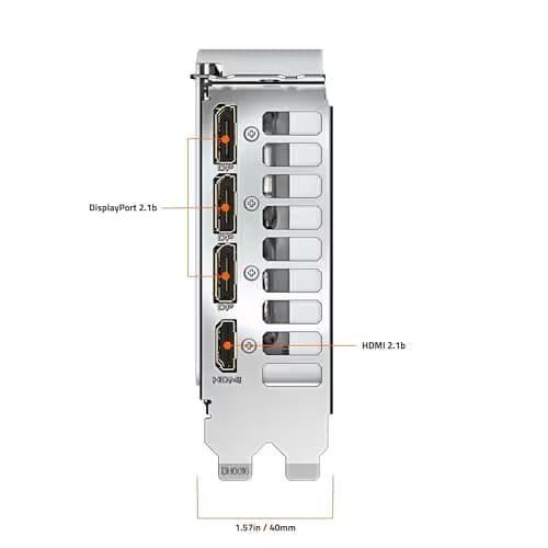 Gigabyte AERO OC GeForce RTX 5060 8GB GDDR7 Silver image