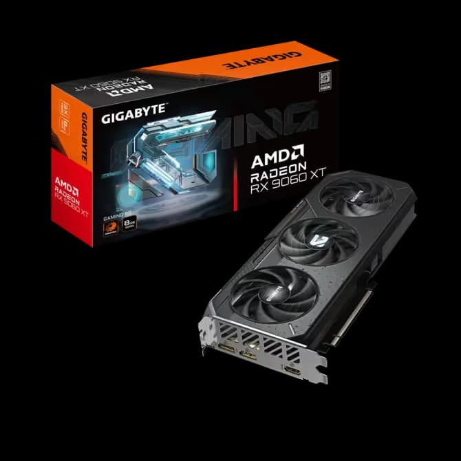 Gigabyte Radeon RX 9060 XT GAMING 8GB GDDR6 Black image