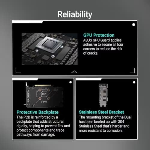 ASUS Dual Radeon™ RX 9060 XT 8G GDDR6 image
