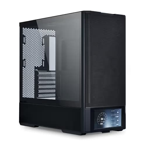 Lian Li Lancool 207 Digital ATX Mid Tower Black with Tempered Glass Side Panel and USB 3.2 Gen 2 Type-C, USB 3.2 Gen 1 Type-A main image
