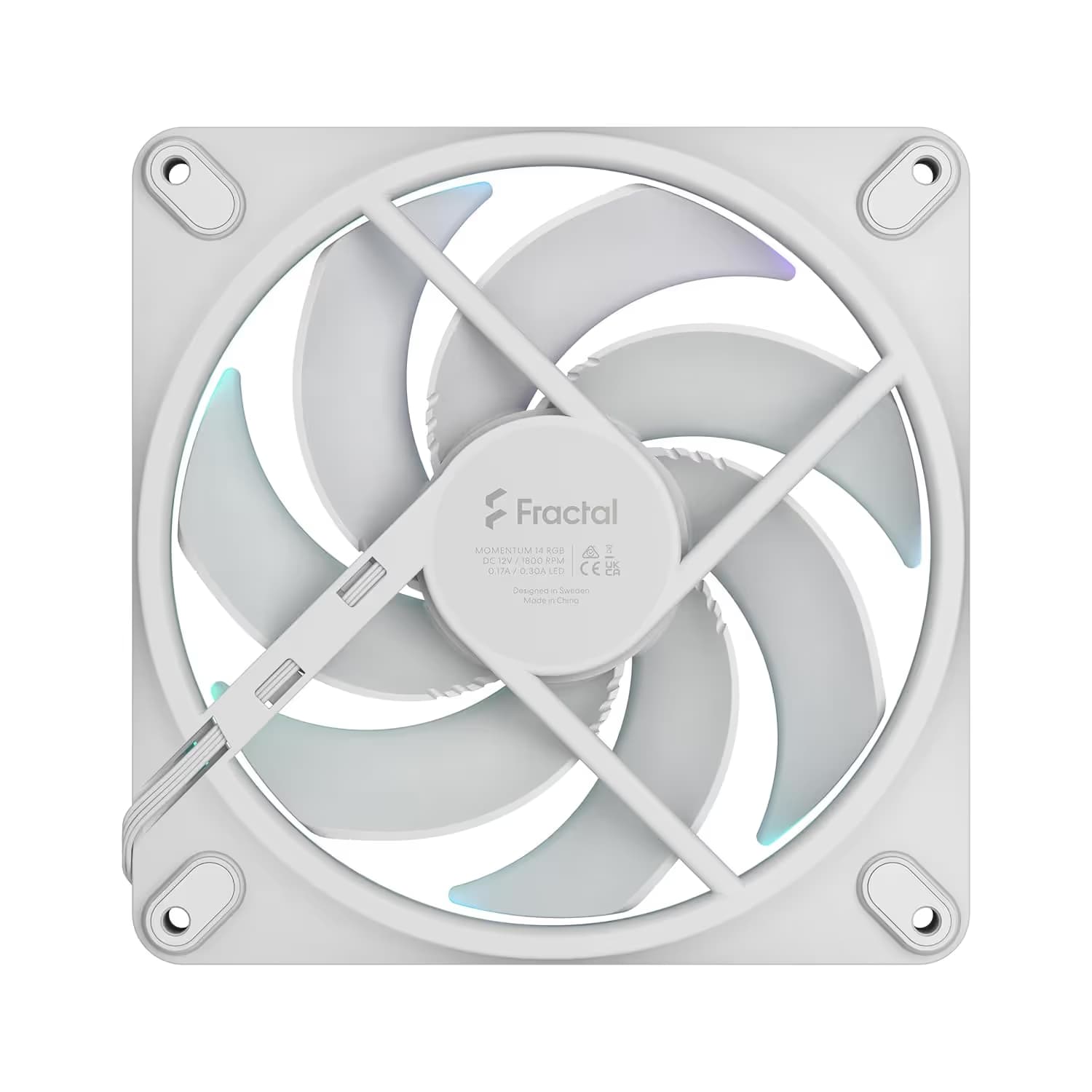 Fractal Design Momentum 140 RGB White image