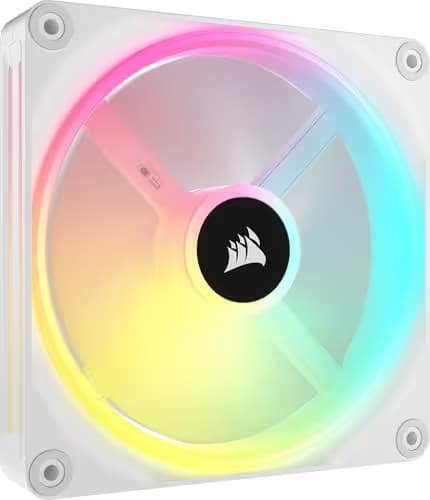 Corsair iCUE LINK QX140 140mm White ARGB main image