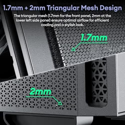 Okinos Cypress 3 Micro ATX Mini Tower Black Tempered Glass Side Panel, USB 3.2 Gen 2 Type-C, USB 3.2 Gen 1 Type-A image