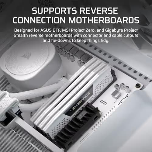Corsair FRAME 5000D RS High-Airflow Mid-Tower PC Case - White image