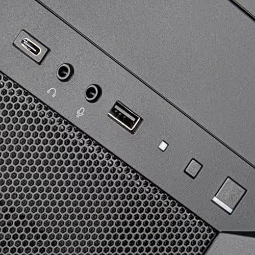 Silverstone FARA 313 Micro ATX Mid Tower Black with USB 3.2 Gen 2 Type-C and USB 3.2 Gen 1 Type-A image