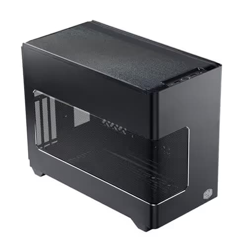 Cooler Master NR200P V3 Mini-ITX Desktop Black with Acrylic Side Panel and USB 3.2 Gen 2x2 Type-C, USB 3.2 Gen 1 Type-A image