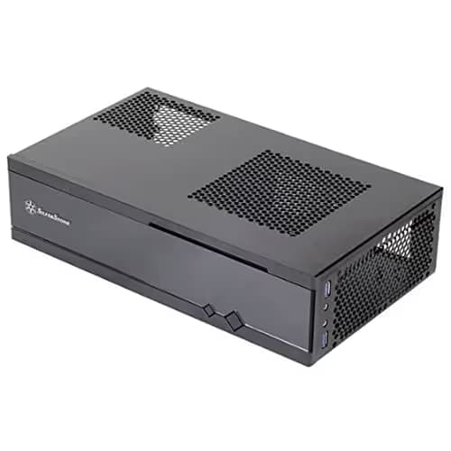 Silverstone ML05B HTPC Black with Front Panel USB 3.2 Gen 1 Type-A main image