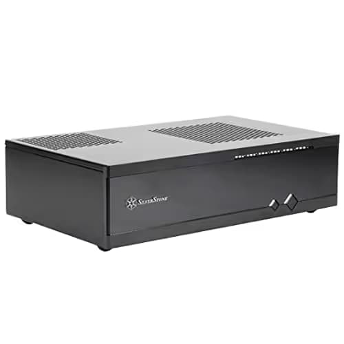 Silverstone ML05B HTPC Black with Front Panel USB 3.2 Gen 1 Type-A image