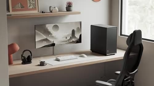 Fractal Design Epoch ATX Mid Tower Black with USB 3.2 Gen 2x2 Type-C USB 3.2 Gen 1 Type-A image