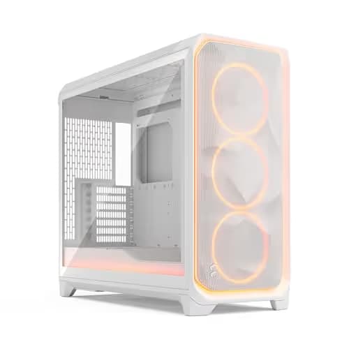 Fractal Design Meshify 3 XL Ambience Pro RGB ATX Full Tower White Tempered Glass image