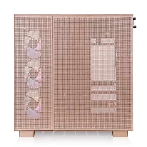 Thermaltake View 380 XL ATX Mid Tower Red / Copper Tempered Glass ARGB (Gravel Sand) image