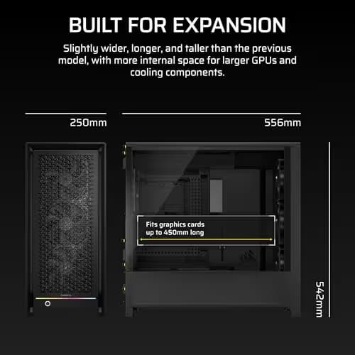 Corsair FRAME 5000D RS High-Airflow Mid-Tower PC Case image