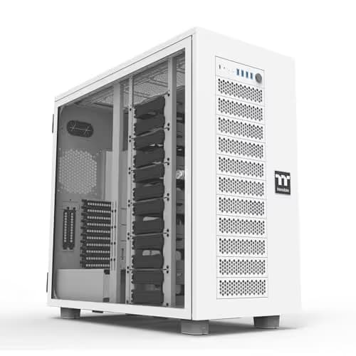 Thermaltake AX700 ATX Full Tower White with Tempered Glass Side Panel and USB 3.2 Gen 2 Type-C, USB 3.2 Gen 1 Type-A image