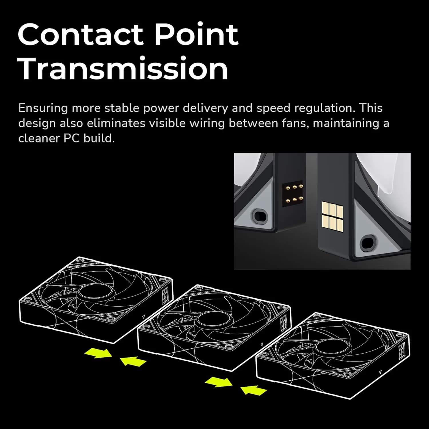 TRYX ROTA SL 120mm Black Addressable RGB 3-Pack image