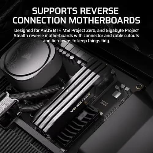 Corsair FRAME 5000D RS ARGB ATX Mid Tower Black Tempered Glass image