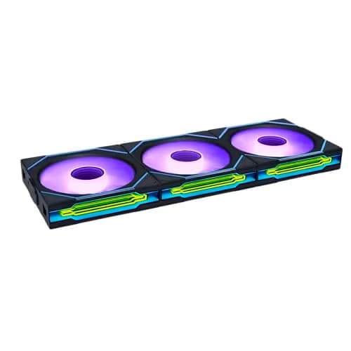 Lian Li UNI FAN SL-INF 120mm Black Addressable RGB PWM Wireless 3-Pack image