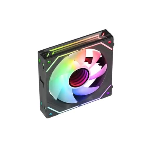 Mars Gaming MF-LINKFINITY 120mm Black Addressable RGB PWM 69 CFM 1-Pack main image