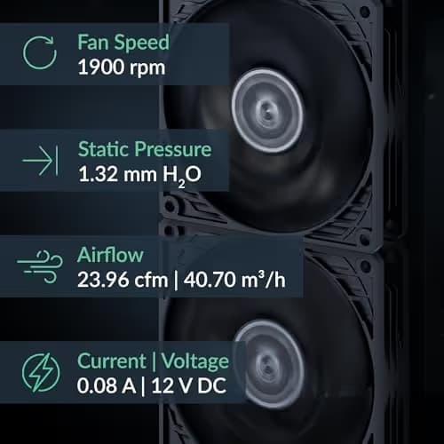 ARCTIC P9 92mm Black Silent PWM 23.96 CFM image