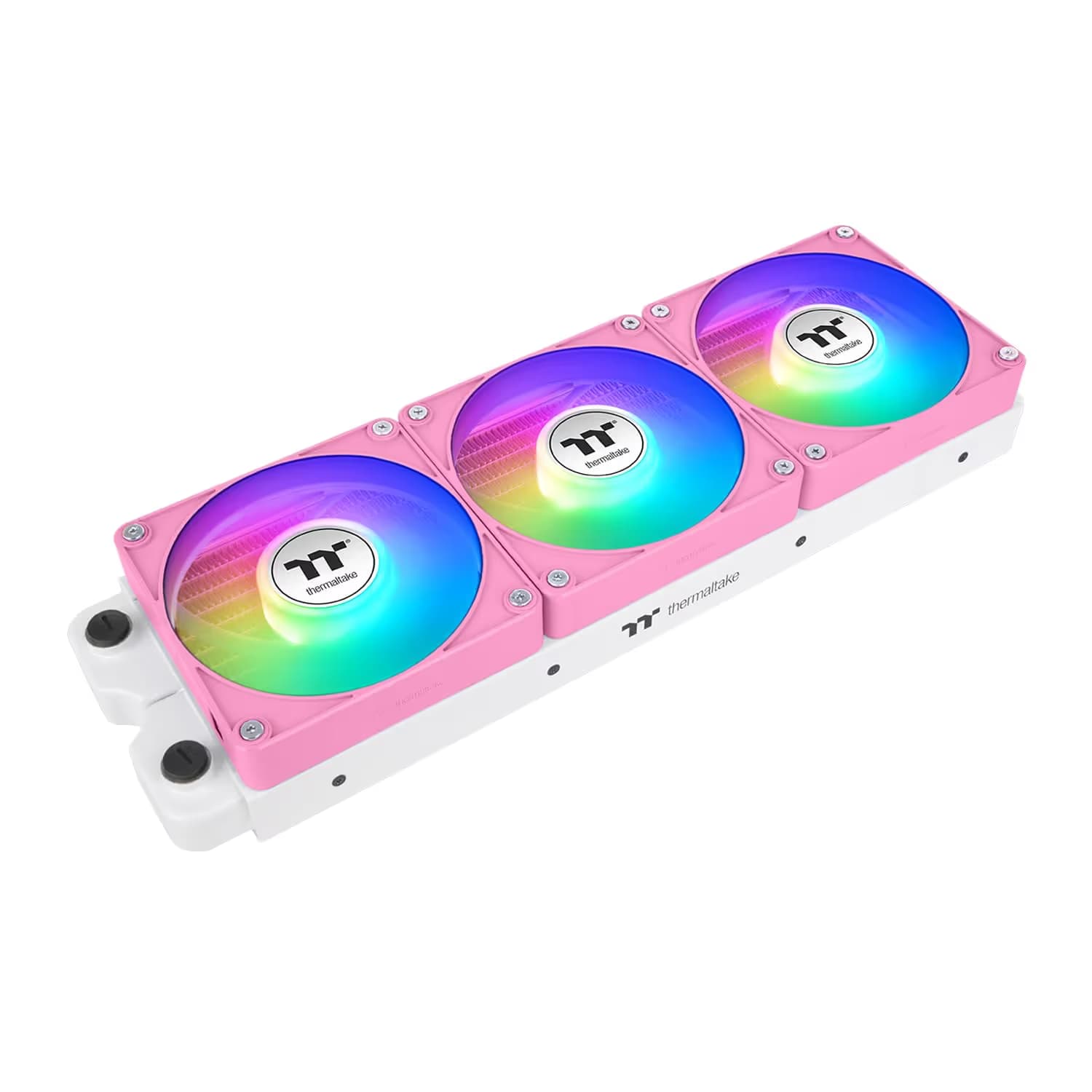 Thermaltake CT120 EX Reverse 120mm Pink ARGB PWM Reverse Sync 65.82 CFM 3-Pack image
