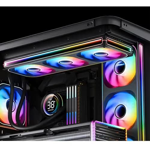 Jonsbo ZB-120BR 120mm Black PWM Addressable RGB 65.26 CFM 1-Pack image