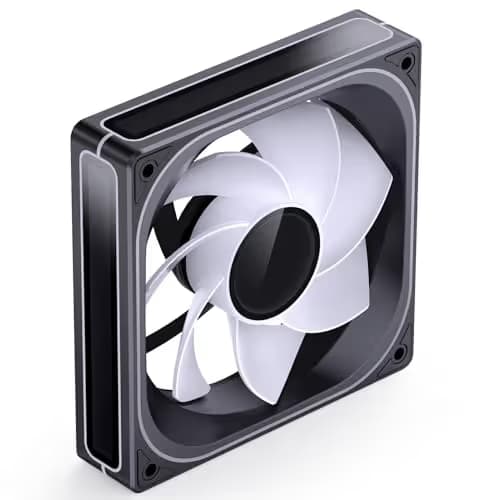 Jonsbo ZB-120BR 120mm Black PWM Addressable RGB 65.26 CFM 1-Pack image