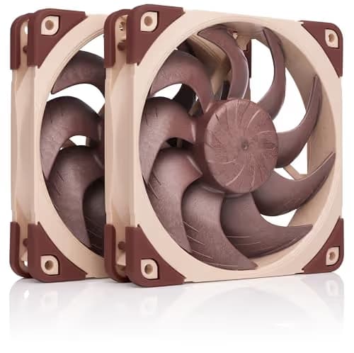 Noctua NF-A12x25 G2 120mm Brown PWM Sx2-PP 63.15 CFM 2-Pack image