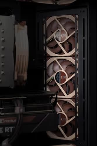 Noctua NF-A12x25 G2 120mm Brown PWM Sx2-PP 63.15 CFM 2-Pack image