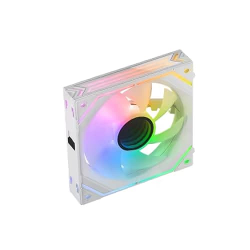 Mars Gaming MF-LINKFINITY 120mm White PWM Addressable RGB 69 CFM 1-Pack main image