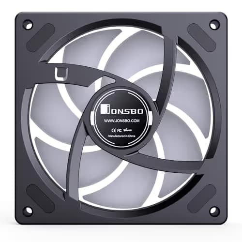 Jonsbo ZB-120B 120mm Black Addressable RGB PWM 65.26 CFM 1-Pack image