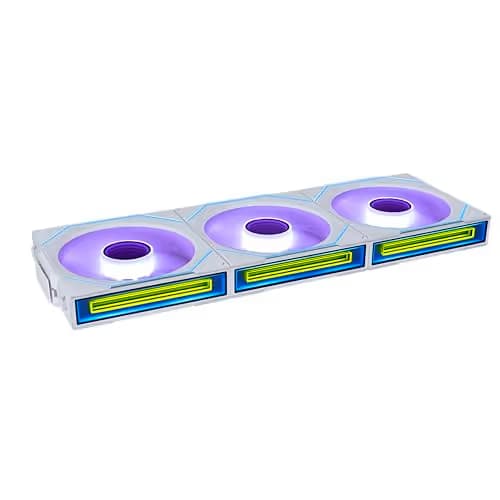 Lian Li UNI FAN SL-INF 120mm White PWM ARGB Wireless 3-Pack Reverse image