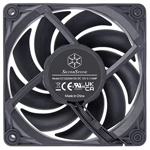 Silverstone VISTA 120mm Black PWM 66 CFM 1-Pack image