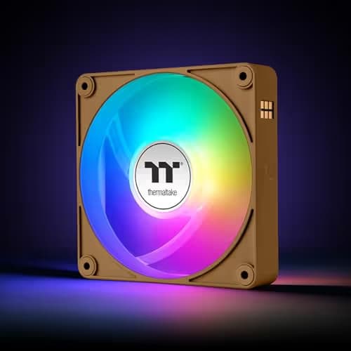 Thermaltake CT120 EX Reverse 120mm Brown ARGB PWM Sync 65.82 CFM 3-Pack image