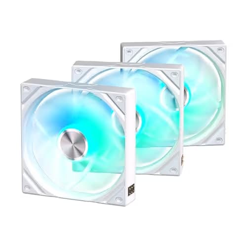 TRYX ROTA SL 120mm PWM Addressable RGB  White 3-Pack main image