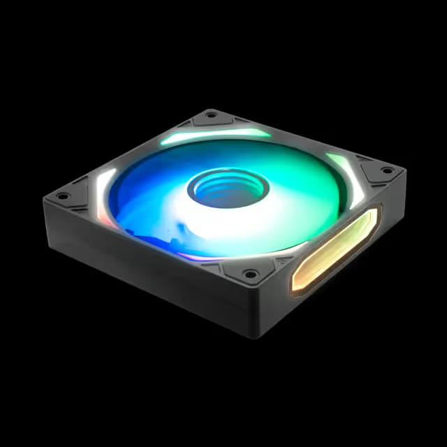 iBuypower GEN 9 Deluxe 120mm Addressable RGB PWM Black 3-Pack image