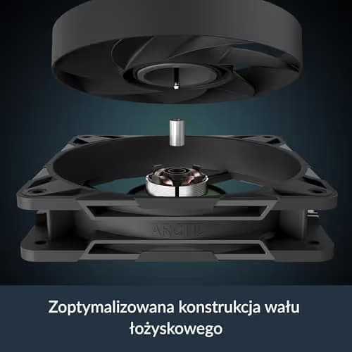 ARCTIC P12 Pro 120mm Black PWM 77 CFM 5-Pack image