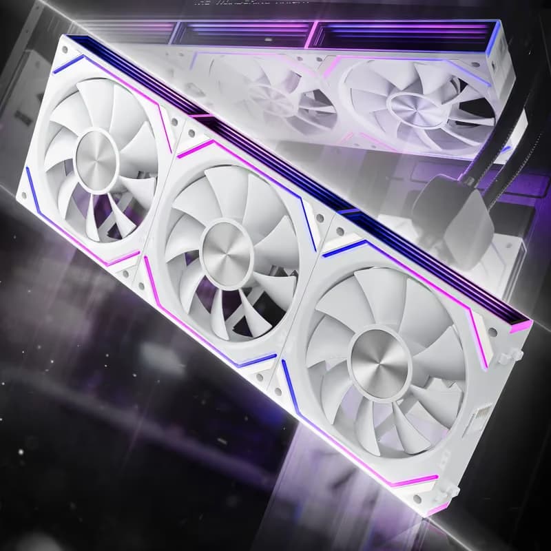 Asiahorse DAWN 120mm White Addressable RGB 3-Pack main image