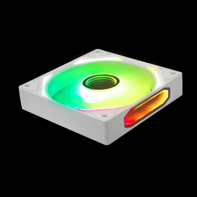 iBuypower GEN 9 Deluxe 120mm White Addressable RGB PWM 3-Pack image