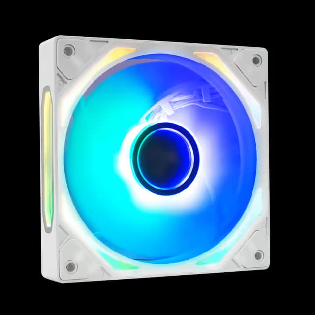 iBuypower GEN 9 Deluxe 120mm White Addressable RGB PWM 3-Pack image