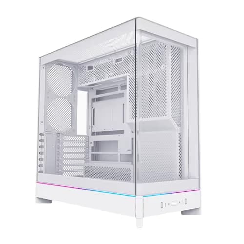 Montech HS02 ATX Mid Tower White with Tempered Glass Side Panel and USB 3.2 Gen 2 Type-C, USB 3.2 Gen 1 Type-A main image