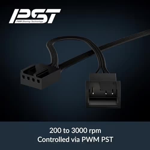 ARCTIC P9 PWM PST CO 38.83 CFM 92mm Black image