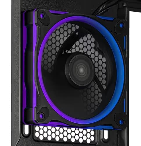 Asus Prime AP202 Micro ATX Mid Tower Black with Tempered Glass Side Panel and USB 3.2 Gen 2x2 Type-C, USB 3.2 Gen 1 Type-A image